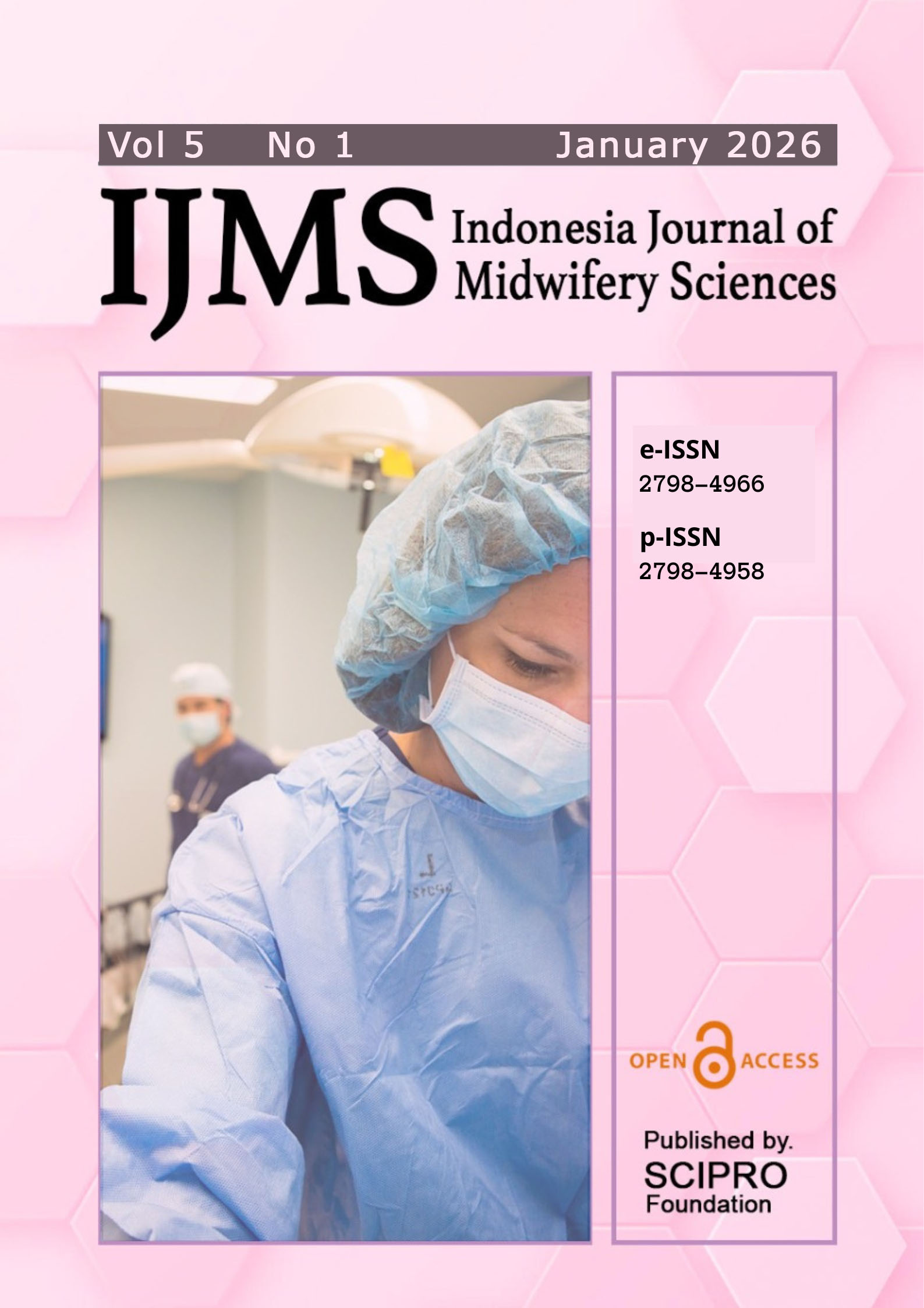 					View Vol. 5 No. 1 (2026): Indonesia Journal of Midwifery Sciences (IJMS)
				